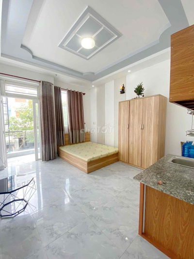 CHO THUÊ PHÒNG BAN CÔNG PHẠM VĂN CHIÊU FULL NỘI THẤT GẦN CHỢ THẠCH ĐÀ
