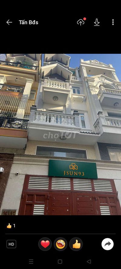 Cho thuê nhà phố mới xây.  Giáp mt lê đức thọ p17. GV. Trệt 3 lầu