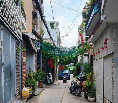BÁN NHÀ TÂN PHÚ, HẺM OTO VƯỜN LÀI- 78M2( 5x15.5) - 3 Tầng BTCT- 6.5 TỶ