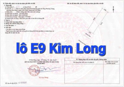 💥 Bán lô đất Hoà Phú 27 - khu E Kim Long - sạch đẹp