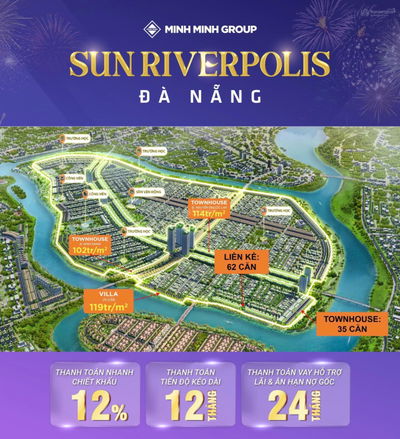 SUN GROUP RA MẮT 900 NỀN ĐẤT TRỤC NGUYỄN PHƯỚC LAN KHU ĐẦM SEN NAM ĐÀ NẴNG