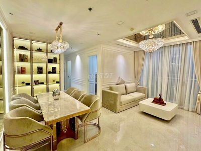 Bán gấp 3 PN full nội thất siêu sang, Vinhomes Central Park, view sông