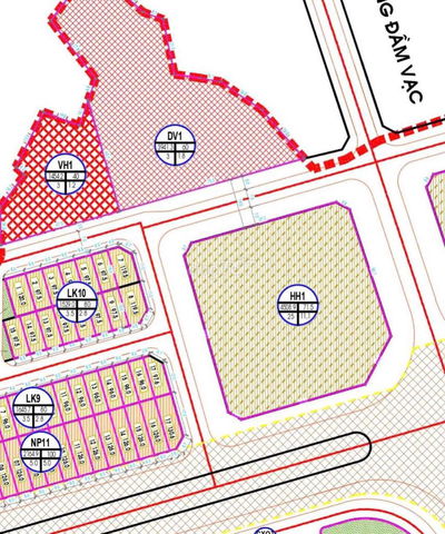 Bán 97.5m Bắc Đầm Vạc chân chung cư tiềm năng tăng giá chỉ 4,x tỷ