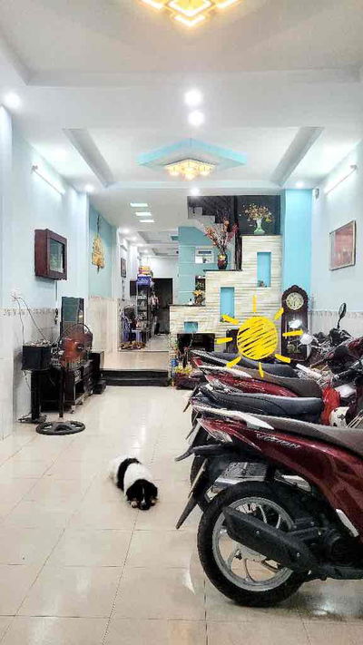 NHÀ ĐẸP MẶT TIỀN KDC PHÂN LÔ 4 TẦNG - DT 88m2 - 4 x22m - 5 PN - SHR