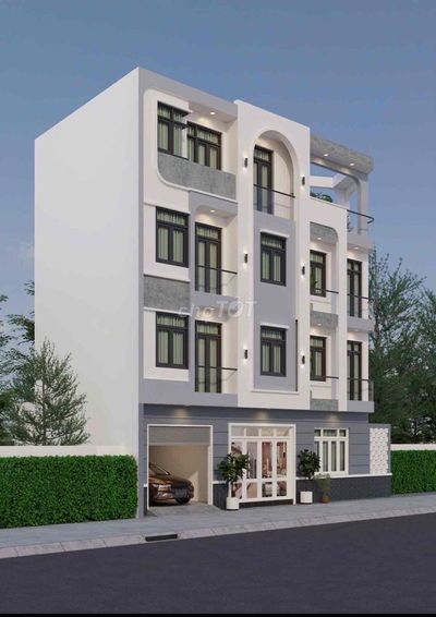 Bán Nhà mới đẹp ngang 14m xây 3.5 Tấm . 5 PN, 6 wc. hxh 8m nhựa