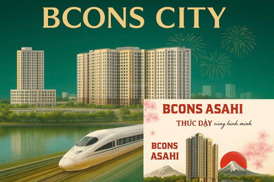 PKD Chủ đầu tư Bcons - Bcons Solary 2PN - 2WC = 1.769 tỷ, thanh toán chỉ 15% nhận nhà, 0% lãi suất