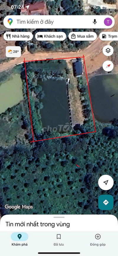 Đất LUK 40m mặt tiền đường nhựa