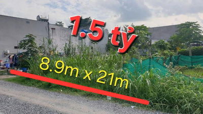 Bán đất thật không ảo (189m2 Giá 1.5 tỷ) sau lưng Bệnh Viện Xuyên Á