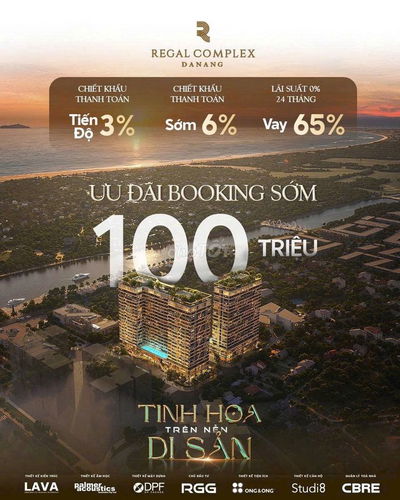 Regal Complex Đà Nẵng – Căn hộ cạnh Sông & View Biển – Sở hữu lâu dài