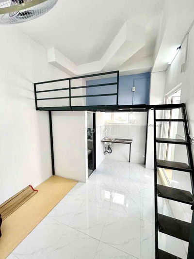 phòng trọ mới gác cao gần cầu tham lương