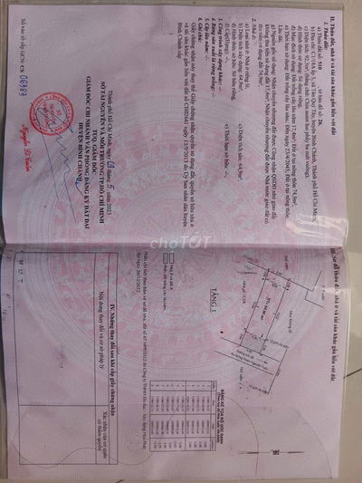 Bán nhà cấp 4  sân trước sân sau phòng khách 2 phòng ngủ