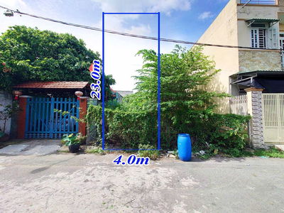 ĐẤT HẺM 10M BÙI THANH KHIẾT KHU BIỆT THỰ,  4X23