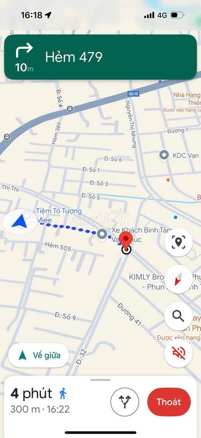 Bán 2 lô đất thổ cư hiện hữu giá F0 chỉ 4.5 tỷ, cách KDT Vạn Phúc 200m