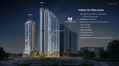 Quỹ Căn Đẹp Giá Tốt Nhất Trực Tiếp CĐT The Matrix One Premium Tặng 500 Triệu - Miễn Phí QLDV 3 Năm