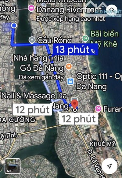 SẬP HẦM BÁN TÒA 5 TẦNG MT TRẦN VĂN DƯ - KHU DU LỊCH BIỂN MỸ KHÊ - 18 PHÒNG