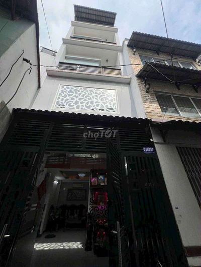 Nhà mới 1 trệt, 1 lửng, 2 lầu vào ở liền