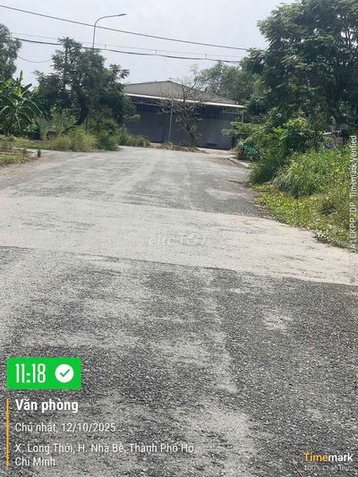 BÁN ĐẤT300M2 HẺM 8M ĐƯỜNG NGUYỄN VĂN TẠO- LONG THỚI- NHÀ BÈ- GIÁ 9 TỶ