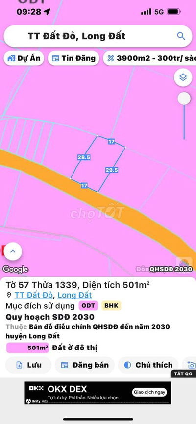 🌈🌈🌈2 lô diện tích nhà vườn liền kề - Cao Văn Ngọc- Thị Trấn Đất Đỏ-BRV
