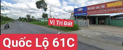 BÁN 1,7 CÔNG ĐẤT MẶT TIỀN QL61C - GIÁ 7,8 TỶ