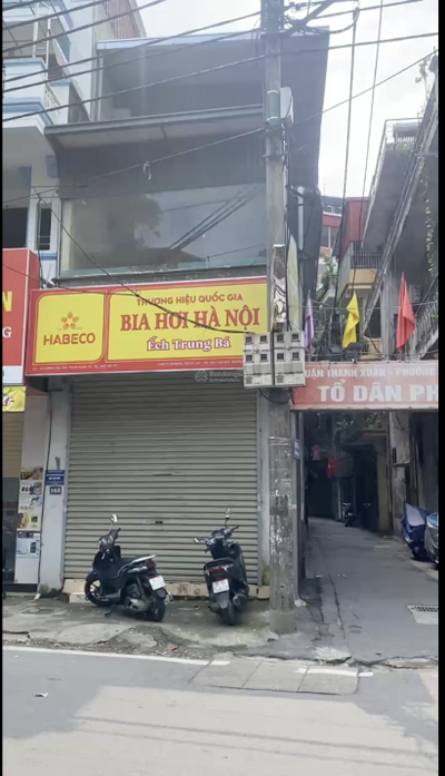 Bán nhà số 163 phố Hoàng Văn Thái, Phương Liệt, Hà Nội, hai mặt tiền, vùng cáo ráo - không ngập úng