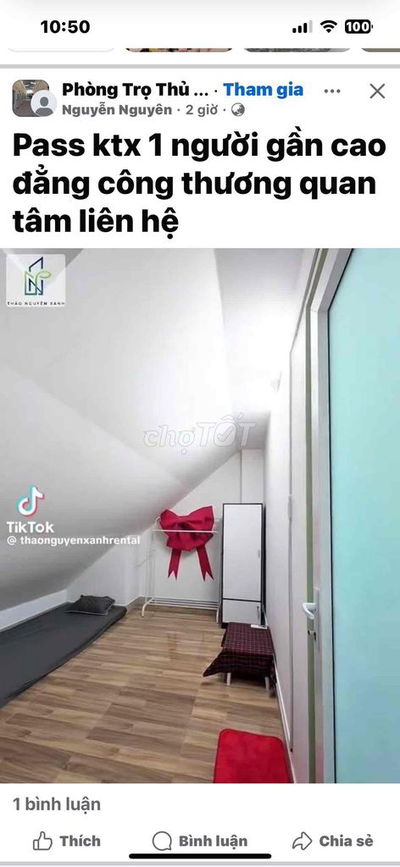 pass ktx gần đh sư phạm kỹ thuật và cđ công thương