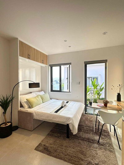 ☘️STUDIO BAN CÔNG MÁY GIẶT RIÊNG - SẲN FULL ĐỒ BẾP - CÓ THANG MÁY