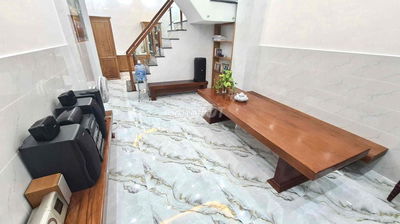NHÀ MỚI CÓNG, 1 TRỆT 2 LẦU, 3PN, FULL NỘI THẤT, ĐƯỜNG XE HƠI, 14TR.