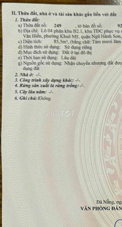 Cần tiền kinh doanh bán lô đất Đa Mặn 4