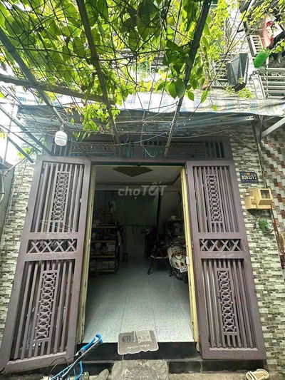 Nhà đẹp 4*7,5m nở hậu 5m 2PN 3/ ngắn Võ Văn Vân Ấp 4 Vĩnh Lộc B