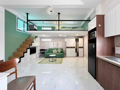 CĂN HỘ MINI DT HƠN 50m2 FULL NỘI THẤT GÁC CAO NGAY DƯƠNG QUẢNG HÀM GV