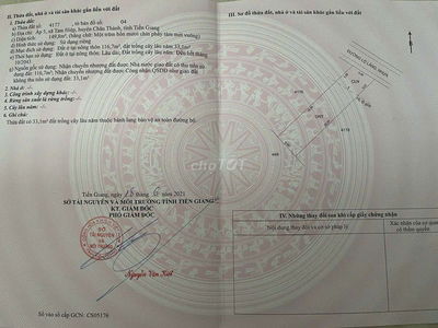 Bán đất mặt tiền nhựa 6mx25m.