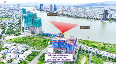 BÁN CĂN HỘ GÓC 3 PN - VIEW PHÁO HOA SÔNG HÀN - SỔ HỒNG LÂU DÀI - CAM KẾT GIÁ TỐT NHẤT THỊ TRƯỜNG ĐN