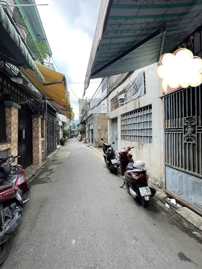 NHÀ 2 MẶT TRƯỚC + SAU OTO, 4X15 CHỢ NGUYỄN SỸ SÁCH 4,5 TỶ