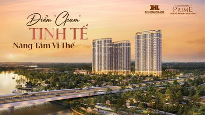 Xuất thưởng nội bộ. Thanh toán 15% ký HĐMB nhận chiết khấu ưu đãi 15% tại dự án Khải Hoàn Prime