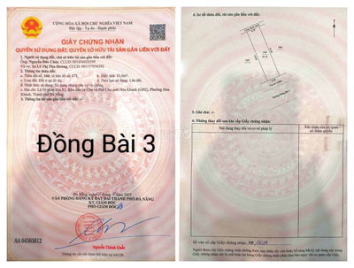 Cực hiếm! Bán đất Đường Đồng Bài 3, tt phố chợ Hoà Khánh, tp Đà Nẵng