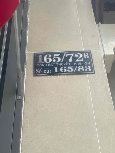nhà chính chủ 165/72B tôn thất thuyết, p15,q4