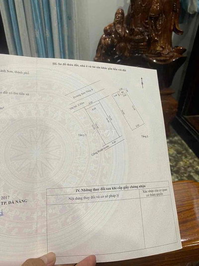 Chính chủ bán nhà 2 tầng đường Sơn Thuỷ 4 ngang 6m gần bãi tắm