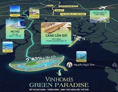 Chính thức nhận booking 1 chiều các căn liền kề - biệt thự tại dự án Vinhomes Green Paradise