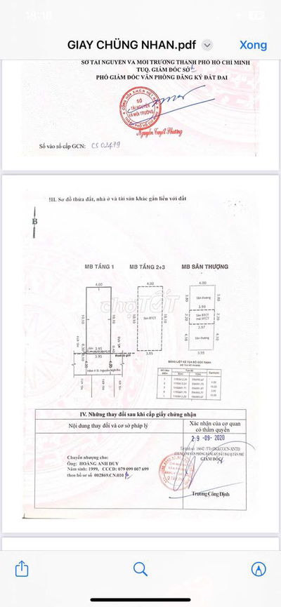 Cần bán nhà trệt 3 lầu + sân thượng
