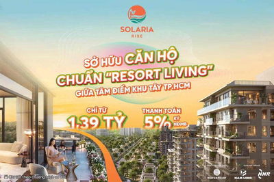 Sở hữu căn hộ Resort giá từ 1,390 tỷ/căn. TT 5% ký HĐMB