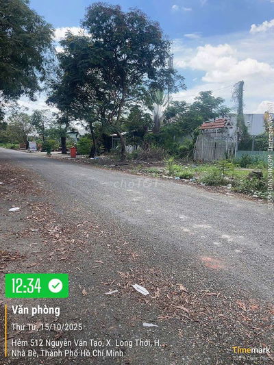 BÁN ĐẤT 238 M2- GIÁ 8,1 TỶ-  NGUYỄN VĂN TẠO- LONG THỚI- NHÀ BÈ