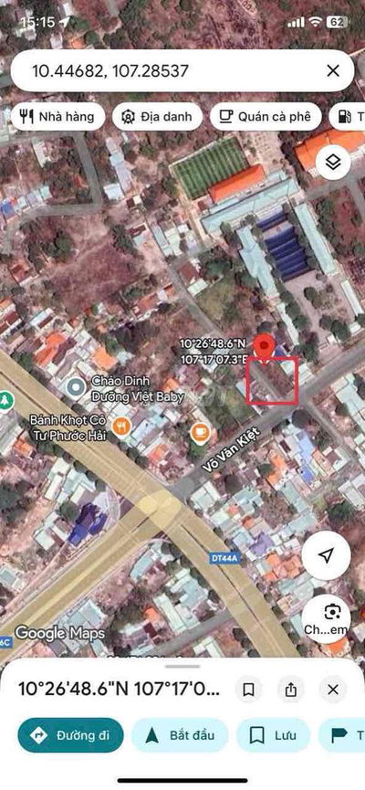 LÔ GÓC 2 MẶT TIỀN VEN BIỂN VÕ VĂN KIỆT - XÃ PHƯỚC HẢI - TP HCM