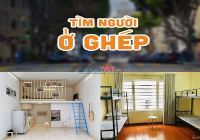 Tìm người ở ghép chỉ ở 2 người, phòng rộng rãi