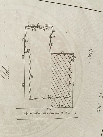 💥 Nhà C4 92m² Kiệt 179 Trần Cao Vân – thông Lê Độ, 50m ra đường chính.