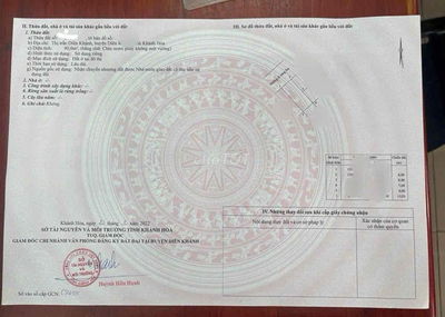 Bán lô đất tt duyên khánh h duyên khánh t khánh hoà