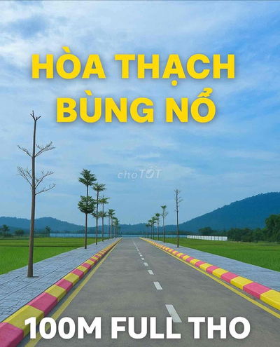 📍Hòa Thạch – Quốc Oai 100m² full thổ cư – chỉ 27tr/m² Cách QL21A 500m