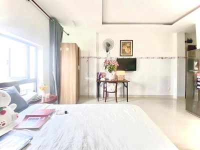 Phòng mới full nội thất 40m2 ngay Ung Văn Khiêm - Bình Thạnh