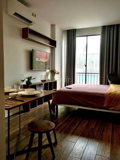 ☄️Căn hộ Ban công -1PN- Tách bếp - NT cao cấp - 30m2 Q.Bình Thạnh ☄️
