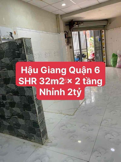 Giảm 400, Bán nhà nhỏ tiền Quận 6