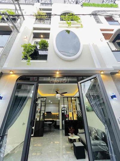 NHÀ 1 TRỆT 2 LẦU 3PN TRONG KHU CAO TẦNG, GẦN CV LÀNG HOA GÒ VẤP